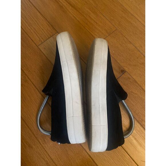 Steve Madden Gills women's black suede slip on platform casual shoes size 8.5 - Picture 5 of 7